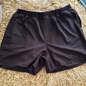 Sleek Black Athletic Shorts for Men